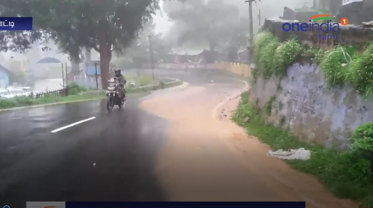கனமழையால் போக்குவரத்துக்கு தடை-வீடியோ
