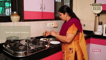 Home-Made Quick  And Easy Aloo Subzi (Dry Potato Curry) By Archana