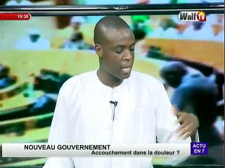Actu en 7 (09 sept.- 2017) : Nouveau gouvernement : accouchement dans la douleur
