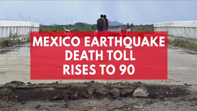 Mexico earthquake death toll rises to 90 as devastation revealed