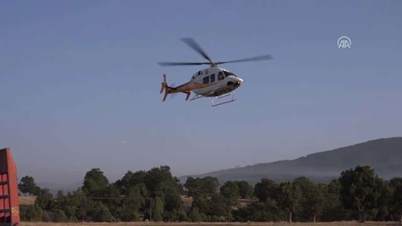 Kütahya'daki Orman Yangını - Soğutma Çalışmaları