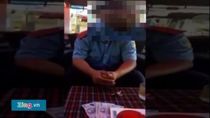 Làm rõ clip người mặc đồ thanh tra giao thông xin bỏ qua sai phạm