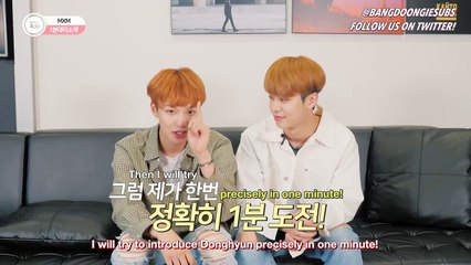 [ENG SUB] 170910 One minute self-introduction: MXM is cute!