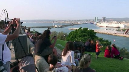 À Marseille, les équilibristes du slackline entre ciel et terre