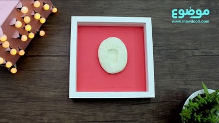 فكرة للاحتفاظ بذكرى للمولود الجديد