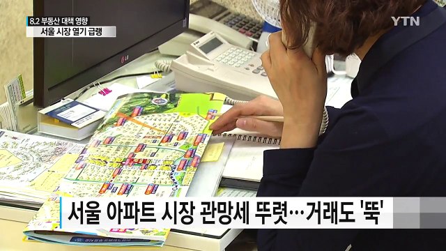 서울 아파트 거래 '뚝'...가격 상승 폭도 둔화 / YTN