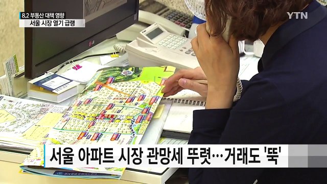 서울 아파트 거래 '뚝'...가격 상승 폭도 둔화 / YTN