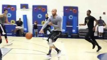 Jimmy Butler, Dwyane Wade and Paul George training together