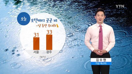 [날씨] 오늘(말복) 오전까지 곳곳 비...낮 동안 무더위 / YTN