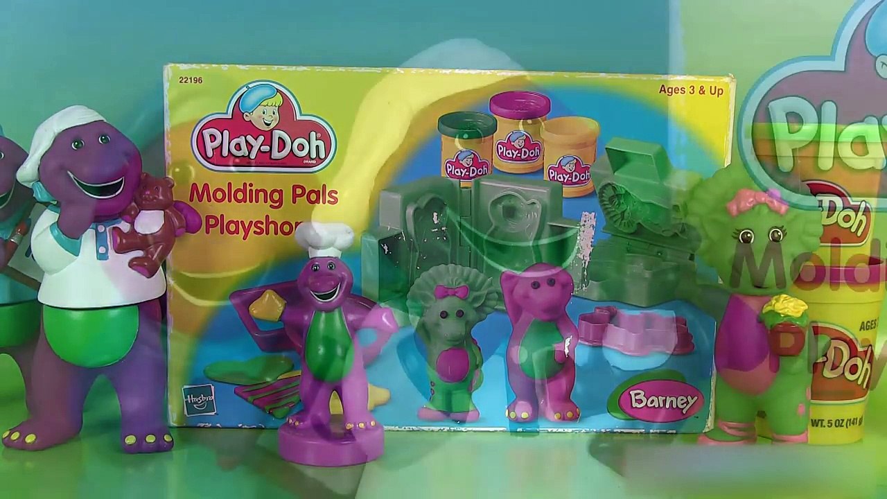 Play Doh Barney le Dinosaure Molding Pals Playset Pâte à modeler