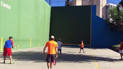 Frontenis 2ª división Tres Cantos vs Rivas 2ª partida