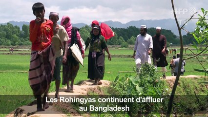 Les Rohingyas continuent d'affluer au Bangladesh
