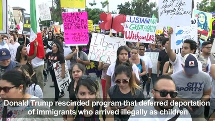 LA protesters voice support for 'Dreamer' immigrants