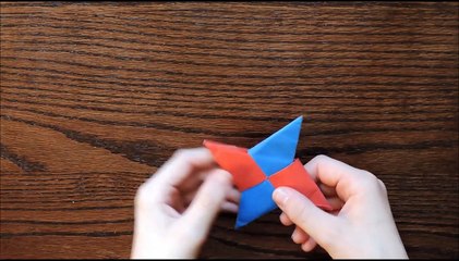 how to Make a Paper Ninja Star / Shuriken. (Full HD)