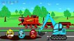 Disney Lightning Mcqueen Train And Dinoco Big Trucks - Toys Surprise Eggs For Kids