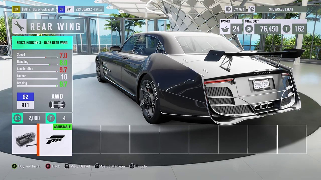 Final Fantasy XV Regalia Convertible Forza Horizon 3