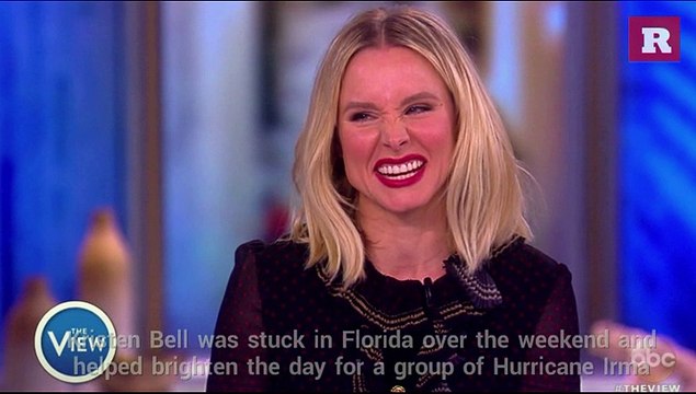 Kristen Bell entertains people in shelter from Irma | Rare People