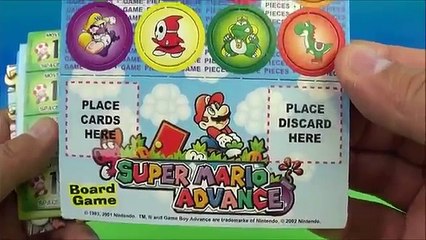 2002 WENDYS NINTENDO SUPER MARIO WORLD GAMEBOY ADVANCE THEMED KIDS MEAL SET OF 5 TOYS VI
