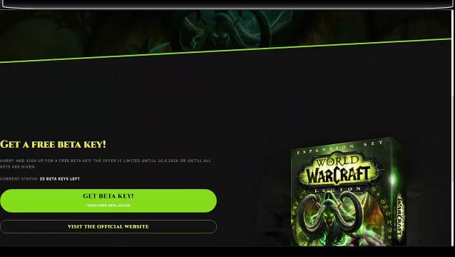 world-of-warcraft-legion how-to-get-a-free-legion-beta-key