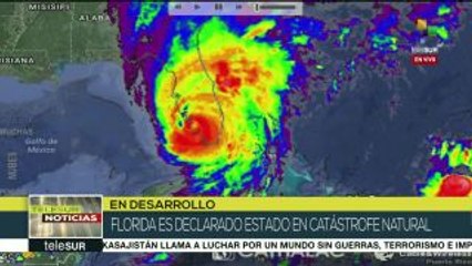 teleSUR Noticias: Florida es declarado estado en catástrofe natural
