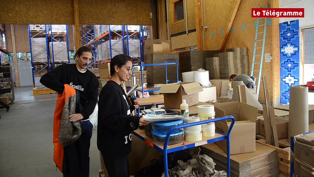 Saint-Nolff (56). Ecodis : deux artistes prennent les murs de l'entreprise