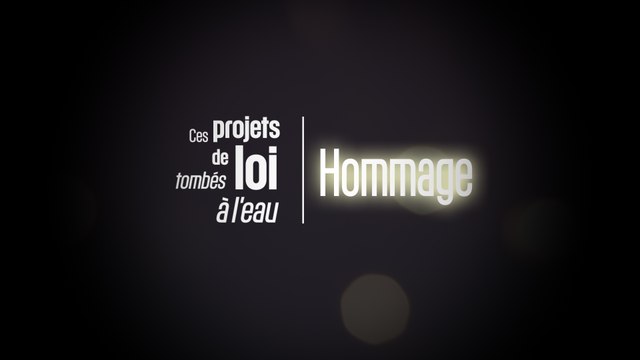 Hommage aux lois parties trop tôt...