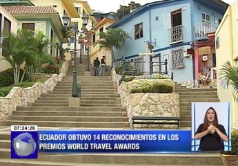 Ecuador obtuvo 14 reconocimientos en los Premios World Travel Awards