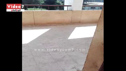 مدرسة فريد أبوحديد الإعدادية بعبود بدون مقاعد قبل أيام من بدء الدراسة