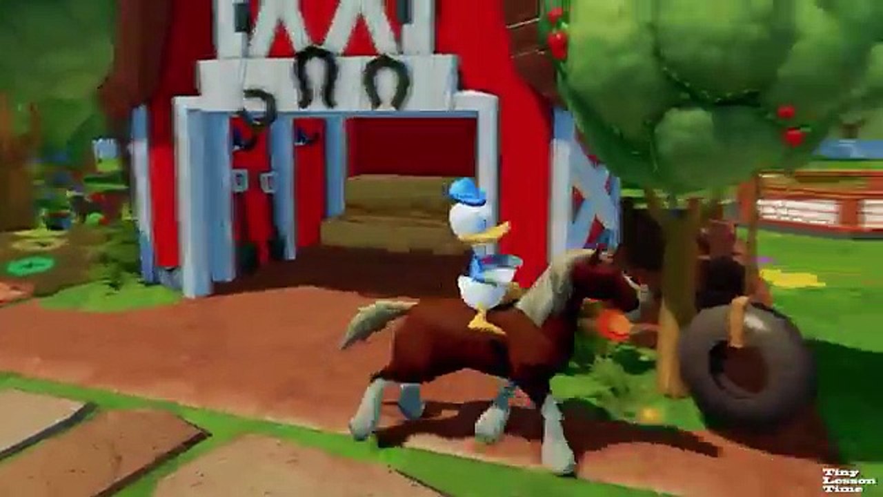 Classic Old Mc Donald Duck Had a Farm Song with Funny Disney Custom Cartoon w/ FUN Nursery