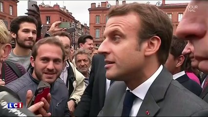 Emmanuel Macron : un intermittent du spectacle l’interpelle sur les "fainéants" (vidéo)