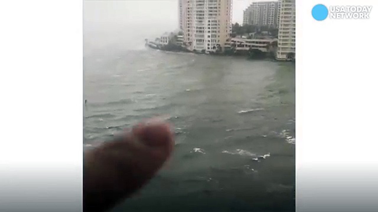 Irma Sends Water Crashing Over Miami Seawall-1