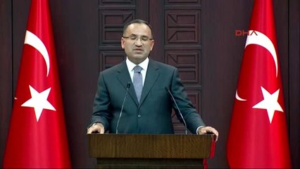 Hükümet Sözcüsü Bekir Bozdağ Bakanlar Kurulu Sonrası Açıklama Yaptı