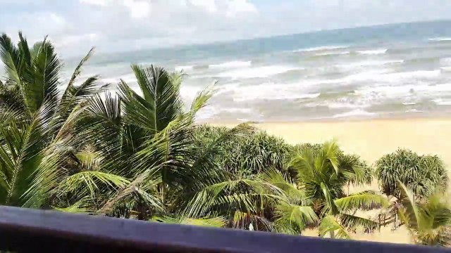 Обзор номера на Шри-Ланке с видом на океан