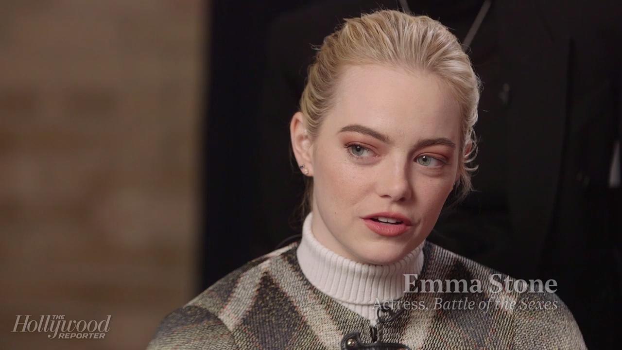 "Steve [Carell] Doesn't Look Me in the Eye Anymore" Jokes Emma Stone on "Going Method" for 'Battle of the Sexes' | TIFF 2017