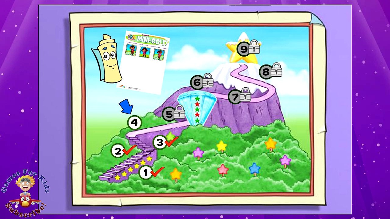 Dora the Explorer - Dora's Mini Golf - Games for Kids