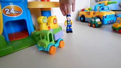 Машинки мультфильм - Город машинок - 2 серия: Автомойка машин, автосервис. Развивающие мул