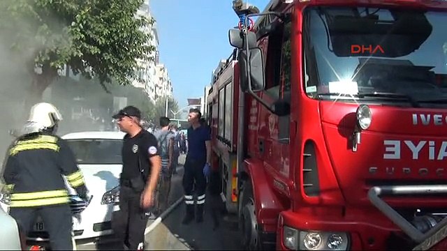 Manisa İşhanındaki Depoda Çıkan Yangın Korkuttu