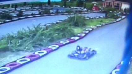 Go-kart Kazası Kamerada... Genç Hemşirenin Tedavisi Devam Ediyor