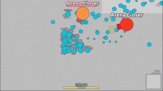 【 diep.io 】I tried to stop the Arena Closer!! (Part2) Hybrid Team and Overlord Team