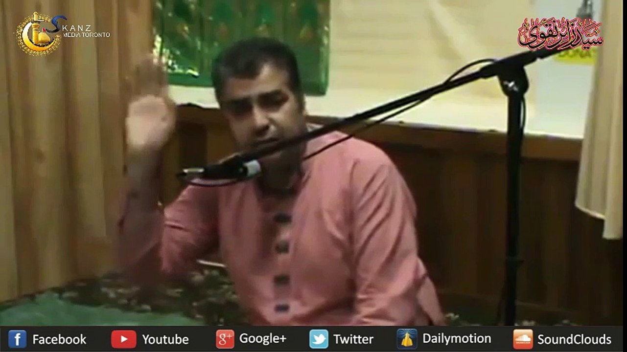 Sayyed Zaire Naqvi Reciting Jashn e Imam Hassan a.s. 15 Ramzan 2015 at Imam Bargah JICC Windsor Canada ...