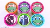 TMNT Teenage Mutant Ninja Turtles Play-Doh Surprise Tubs Dippin Dots Learn Colors Toy Surprises!