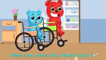 Mega Gummy bear catches cold visits doctor finger family Rhyme | Gummy bear Ice cream fun