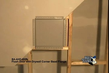 General Purpose Access Door with Drywall Flange - BA-AHD-GYP - Best Access Doors - YouTube