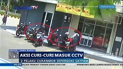 Aksi Pencurian Terekam CCTV