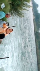 Travling to Khari Shareef way the Mangla Dam the River