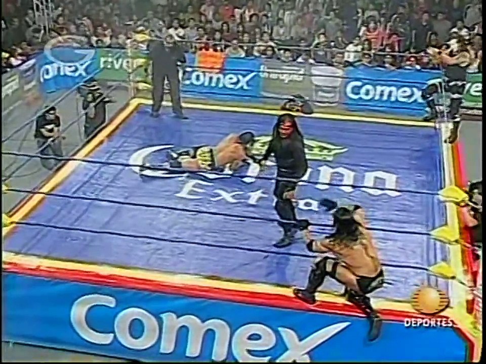 AAA-Sin Limite  2009.08.07  Zacapuaxtla  04 Charly Manson & El Mesias vs. Chessman & Cibernetico