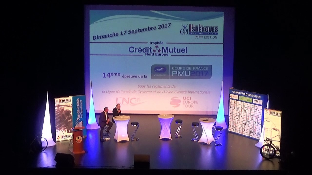 Présentation Grand Prix Isbergues 2017