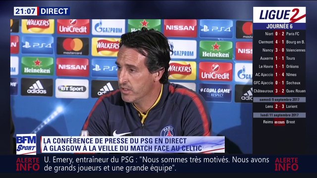 Unai Emery maintient sa confiance en Areola #bfmsport #psg #rmclive