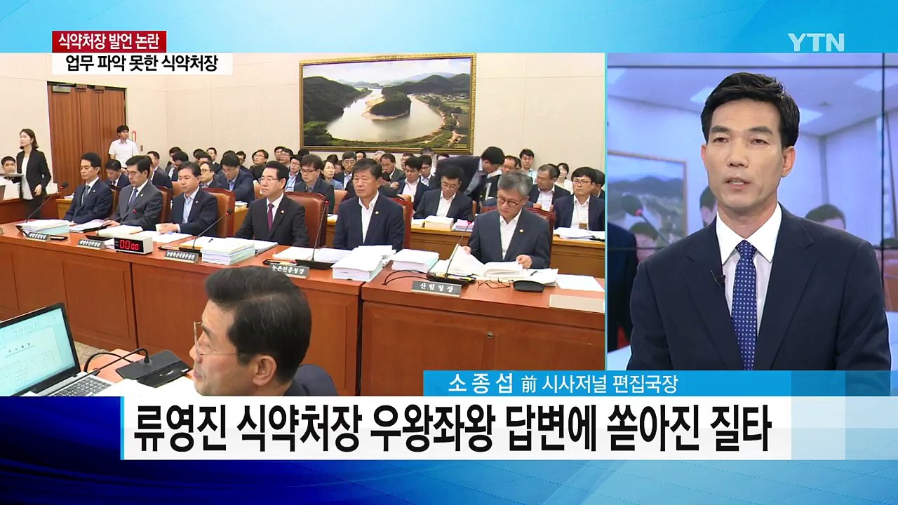 류영진 식약처장 "총리가 짜증" 답변 논란 / YTN
