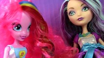 MLP Pinkie Pie Meets Madeline Hatter My Little Pony Friendship Ever After High Rainbow Rocks Doll